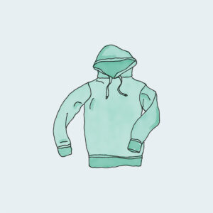 Women's Cropped Heavy Fleece Hoodie