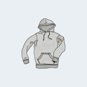 Embossed Monogram Boxy Hoodie