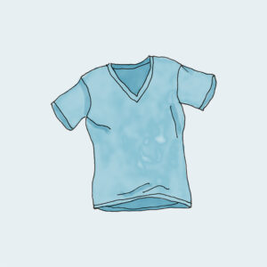 Bone White Heavy Slub Cotton Tee